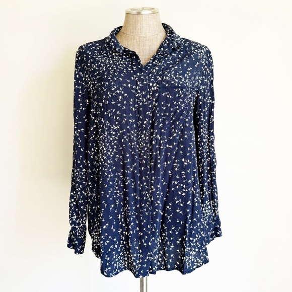 Ganni Crepe Blouse - Picture 1 of 15